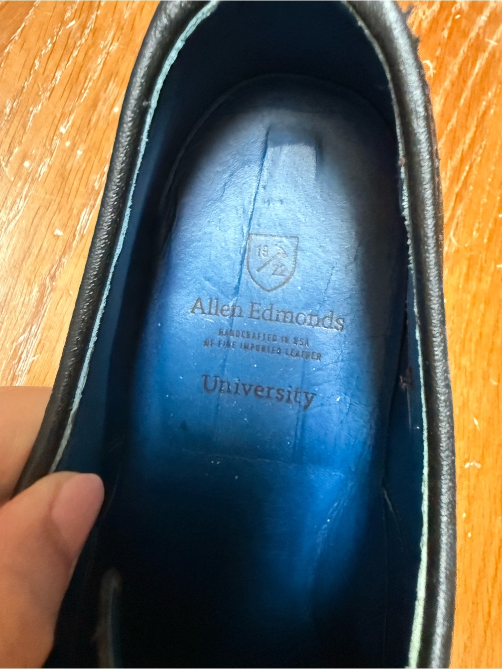 Allen Edmonds : Black Leather Brogue Oxfords - Size 10½ - Picture 7 of 7